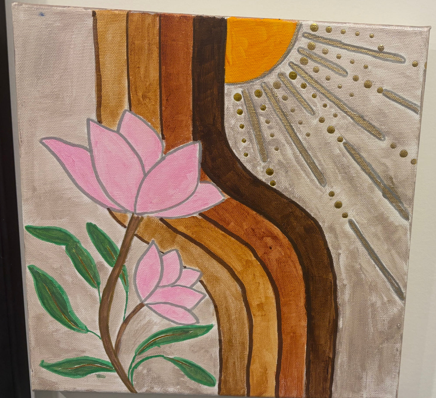 Lotus in a Golden Dream