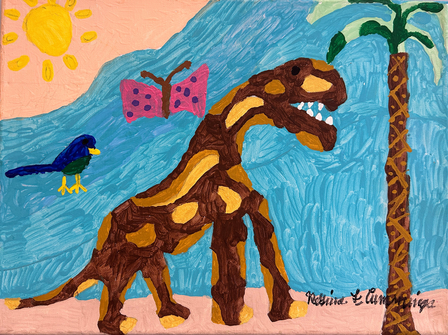 Dinosaur on the Island