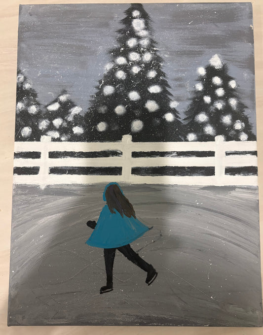 Skating Through the Snow